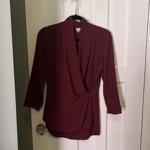 Aritzia Wilfred wrap blouse. Size medium.